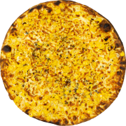 Tradicionais: 105-Milho - Pizza INDIVIDUAL 20 Cm /2 Fatias (Ingredientes: Milho, Mussarela)