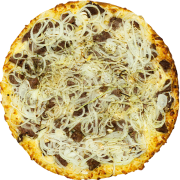 Tradicionais: 45-Atum - Pizza INDIVIDUAL 20 Cm /2 Fatias (Ingredientes: Atum Sólido, Azeitonas, Cebola)