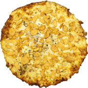 Tradicionais: 21-Alho - Pizza INDIVIDUAL 20 Cm /2 Fatias (Ingredientes: Alho, Molho de Tomate, Mussarela, Orégano)