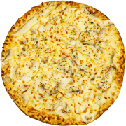 Tradicionais: 13-Portuguesaa moda - Pizza INDIVIDUAL 20 Cm /2 Fatias (Ingredientes: Azeitona, Cebola, Ervilha, Milho, Mussarela, Ovos, Presunto)