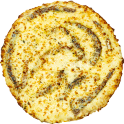 Tradicionais: atum a moda - Pizza PEQUENA 25 cm /4 Fatias (Ingredientes: Atum Sólido, Catupiry, Cebola, Ervilha, Milho Verde, Orégano)