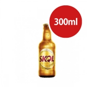 Cervejas Garrafa: Skol 300ml - Apenas Líquido - Cervejas