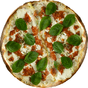 Especiais: Clássica - Pizza Individual (Ingredientes: Manjericão, Molho Pomodoro, Mussarela de Búfala, Orégano)