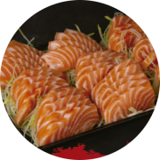 Sashimi: Sashimi de Salmão 15 Unidades - Sashimi