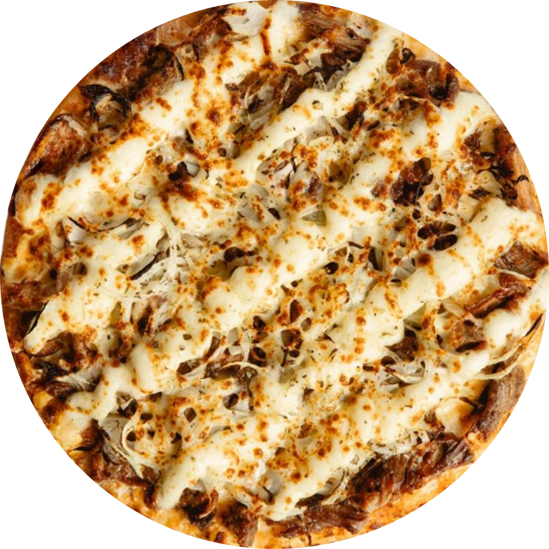 Tradicionais: Frango Catupiry - Pizza Grande (Ingredientes: Catupiry, Frango Desfiado, Molho de Tomate, Muçarela, Orégano)