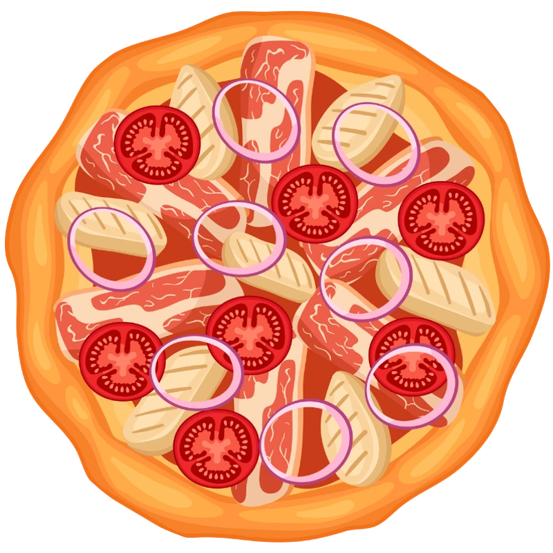 Especiais: Frango Com Bacon - Combo Q-rido da Le Masse! Pizza Grande + Refrigerante ou Suco 1L. (Ingredientes: Azeitona, Bacon, Frango, Molho de Tomate, Mussarela, Orégano)