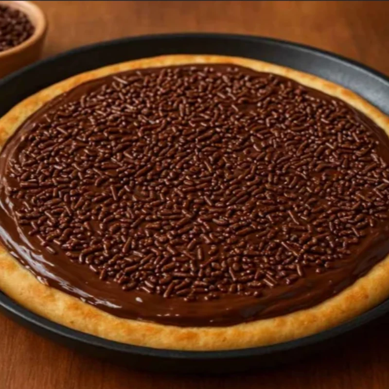 Pizza Doce: Pizza de Chocolate - Pizza Grande (Ingredientes: )