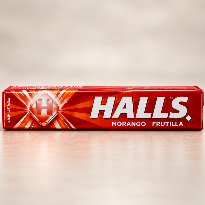 SOBREMESA: Halls vermelho -