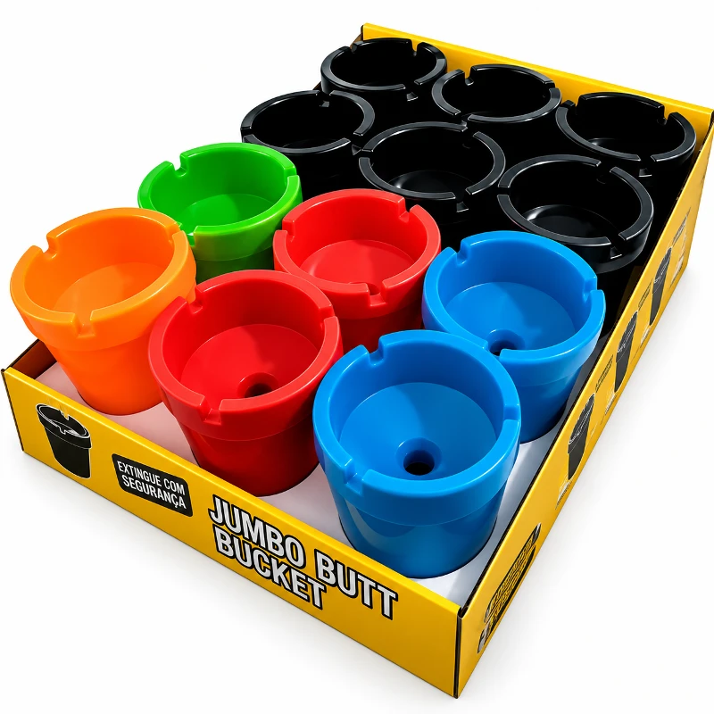 Cinzeiros: Cinzeiro Automotivo - Jumbo - Cores Diversas