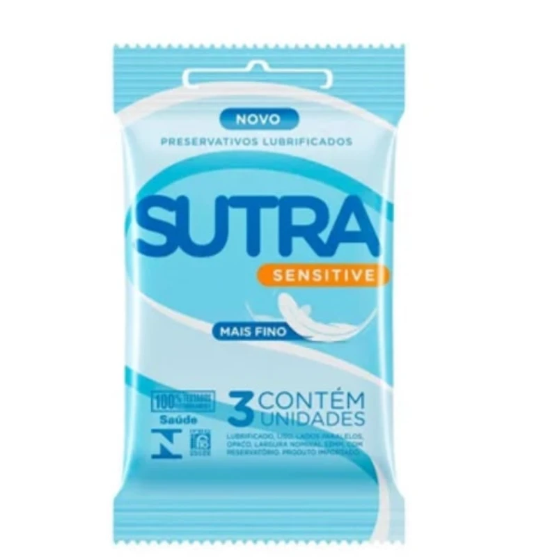 Preservativo: Camisinha Sutra - Sensitive - 3 unidades
