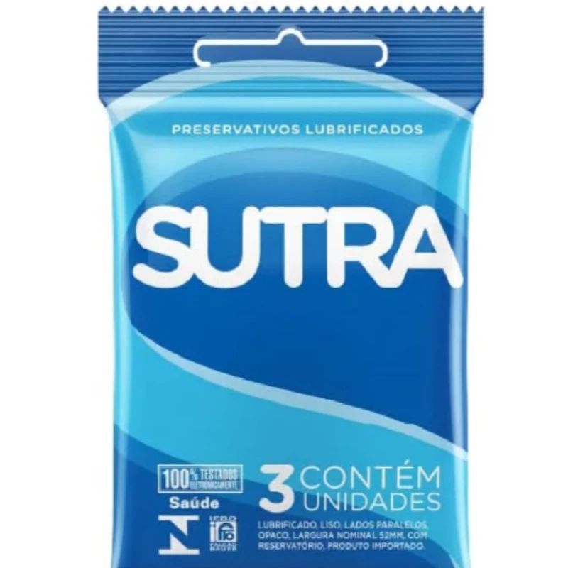 Preservativo: Camisinha Sutra - Tradicional - 3 unidades
