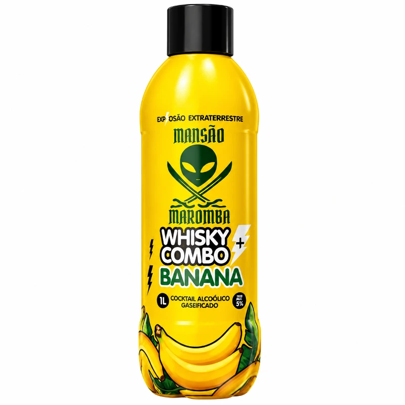Mansao Maromba: Mansão Maromba - Banana - 1 Litro