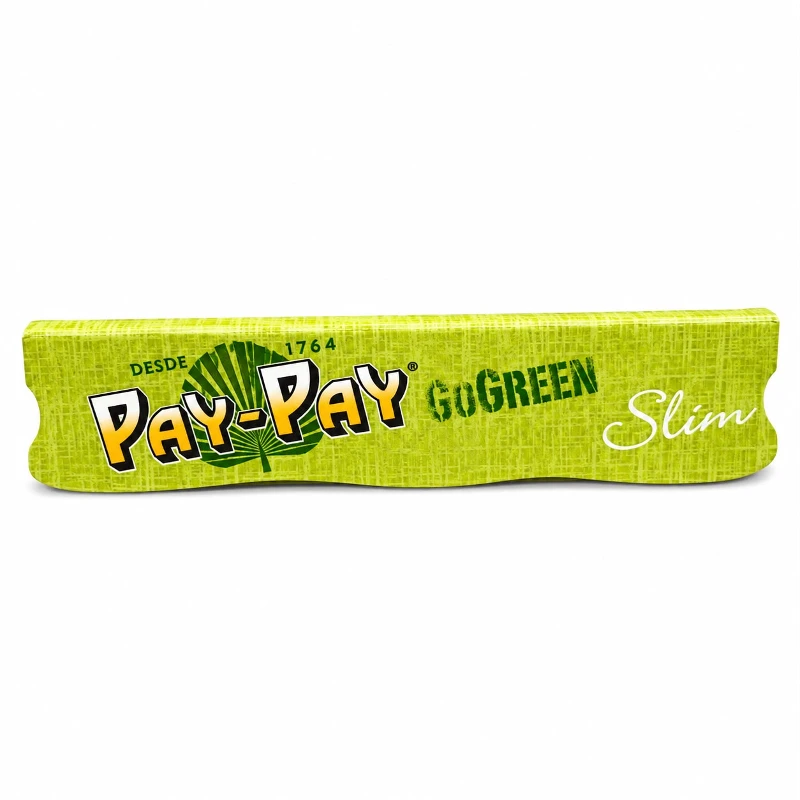 Sedas: Seda De Alfafa - Pay Pay (Slim) - Feita com fibras de alfafa, livre de cloro e corantes, goma natural para melhor aderência