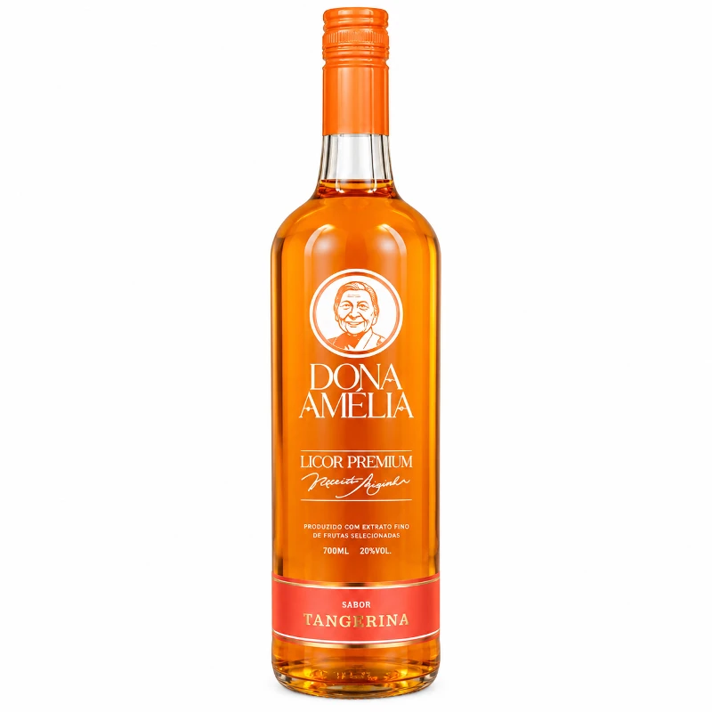 Dona Amelia: Licor Dona Amelia - Tangerina - 750ml