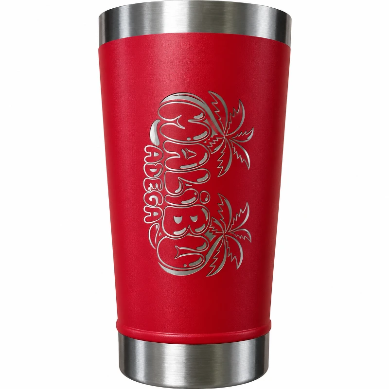 Copos Termicos Malibu: Copo Termico Malibu (Vermelho) -