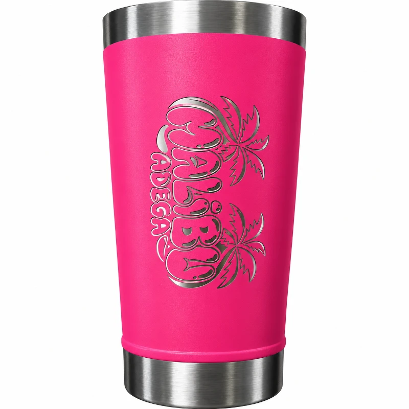 Copos Termicos Malibu: Copo Termico Malibu (Rosa Pink) -