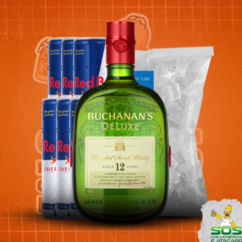 Combo Whisky redbull: Buchanan