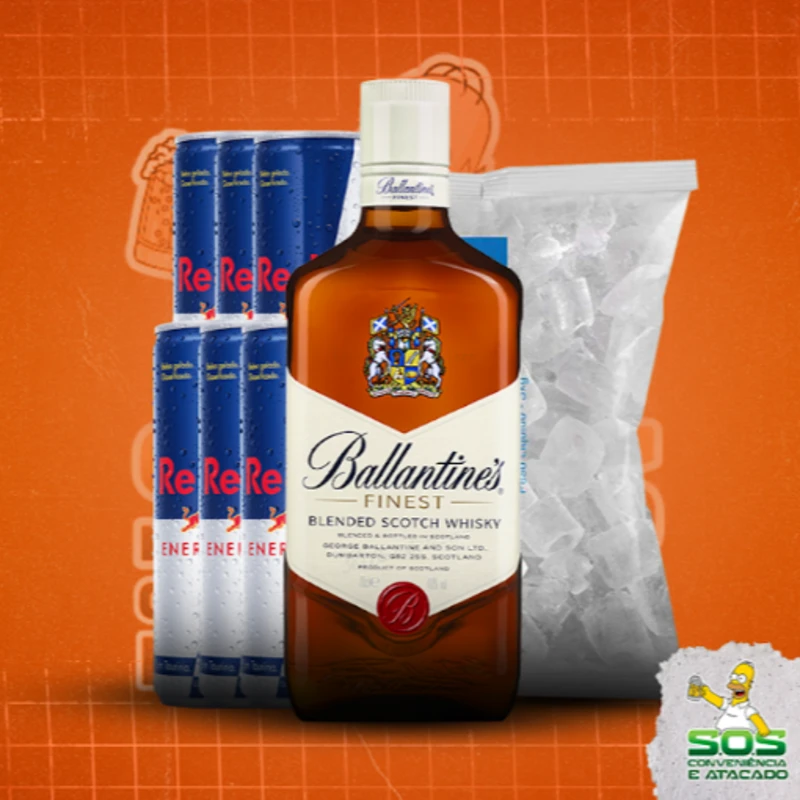 Combo Whisky redbull: Ballantines - Combo Whisky redbull (Ingredientes: )