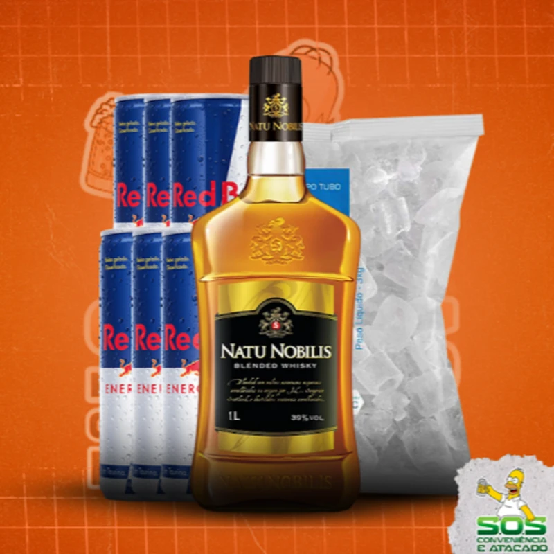 Combo Whisky redbull: Natu Nobilis - Combo Whisky redbull (Ingredientes: )