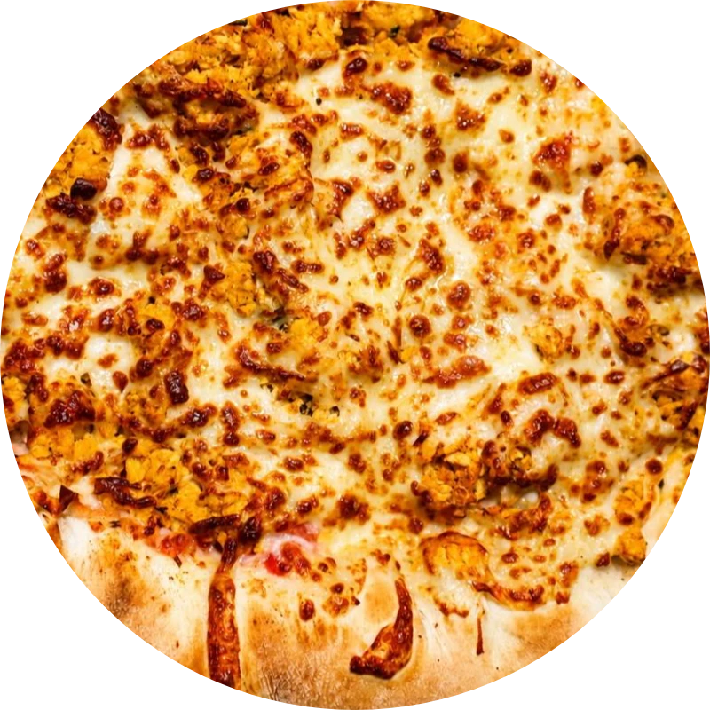 Frango: Frango com Mussarela - Pizza Grande (Ingredientes: Frango, Molho de Tomate Artesanal, Mussarela)
