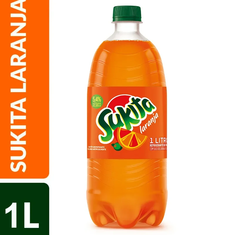 Refrigerante: sukita laranja 1l -