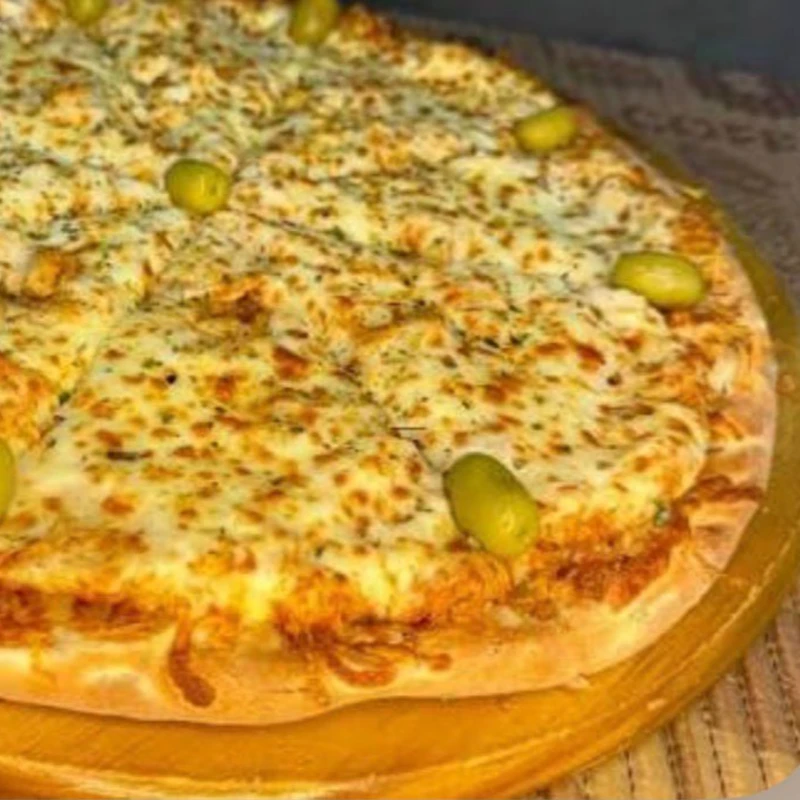 Novidades Salgada: Pizza Frango com Mussarela com Catupiry - Novidades Salgada (Ingredientes: )