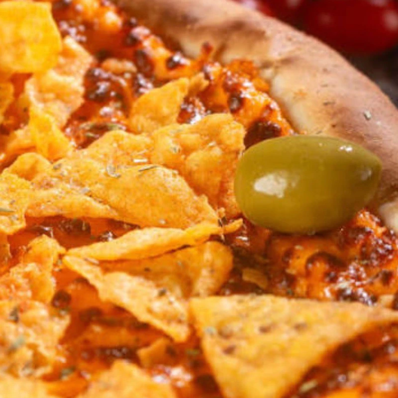 Novidades Salgada: Pizza Bolonhesa com Mussarela e Cheddar - Novidades Salgada (Ingredientes: )