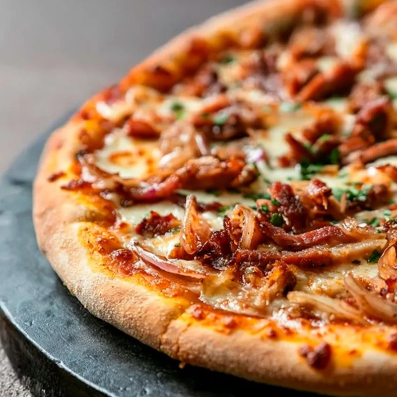 Novidades Salgada: Pizza Costelinha com Mussarela - Novidades Salgada (Ingredientes: )