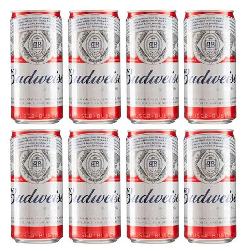 Cervejas: Budweiser Pilsen Lata 269ml - Cerveja