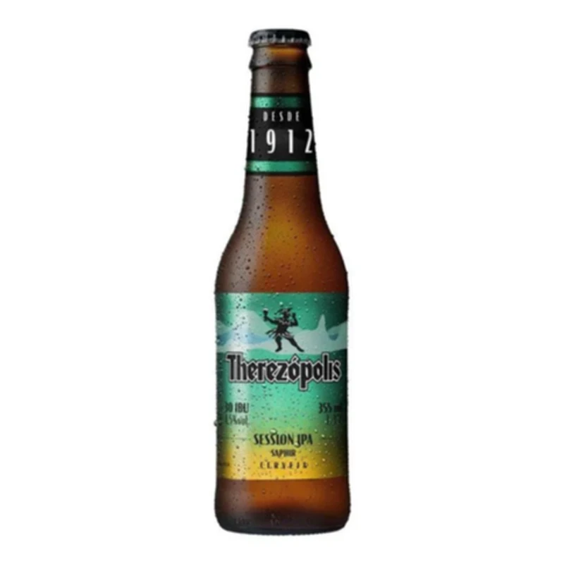 Cerveja: Therezópolis Session Ipa Long Neck 355ml - A Therezópolis Session IPA equilibra perfeitamente a presença marcante de lúpulos selecionados com um corpo leve e alto teor de refrescância. De coloração dourada e espuma de boa formação, ela entrega notas aromáticas cítricas e frutadas tropicais. Seu amargor é limpo e na medida certa, ideal para quem aprecia cervejas de personalidade sem abrir mão da fluidez. Dica da casa: Harmoniza perfeitamente com pizzas que levam ingredientes condimentados ou gordurosos, como Calabresa, Pepperoni, Frango