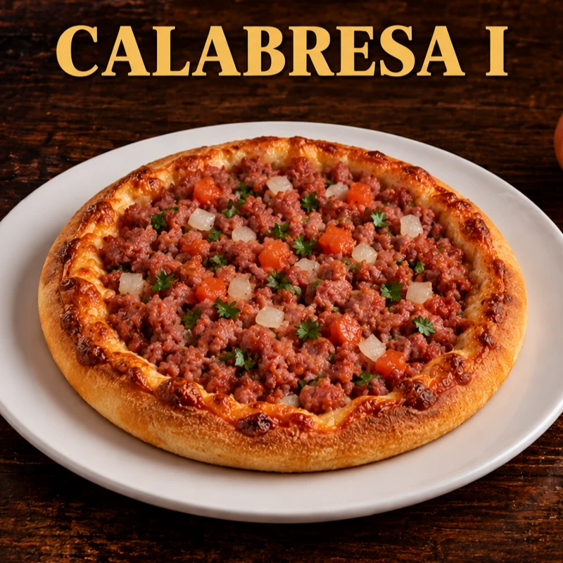 Esfihas Salgadas: Esfiha Calabresa 1 - Massa fofinha com calabresa moída, cebola, salsa e tomate. Uma esfiha bem recheada, temperada e saborosa a cada mordida.