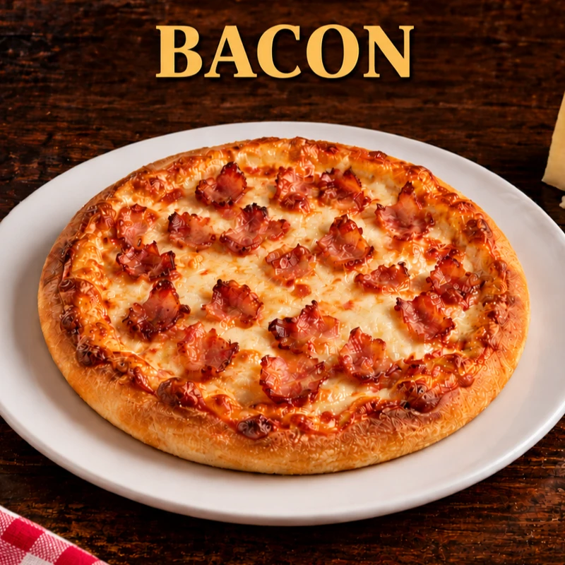 Esfihas Salgadas: Esfiha Bacon - Delicie-se com nossa Esfiha Bacon: massa fofinha e suavemente adocicada, muçarela cremosa e bacon crocante numa combinação intensa e irresistível.