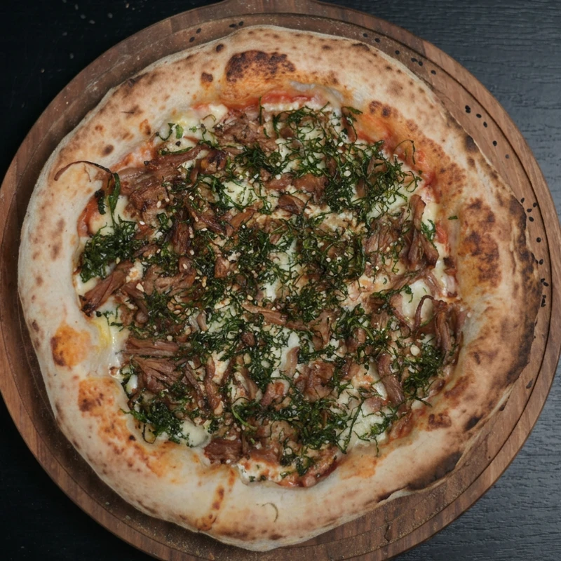 Napolitana longa fermentação: Cupim - Napolitana Individual 25Cm (Ingredientes: )