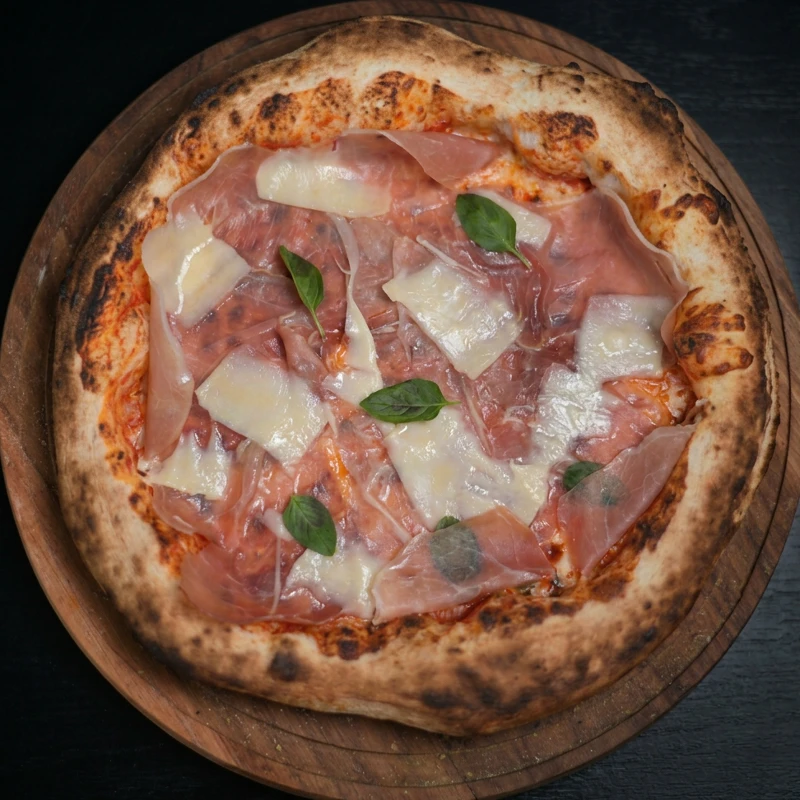 Napolitana longa fermentação: La Tartufatta - Napolitana Individual 25Cm (Ingredientes: )