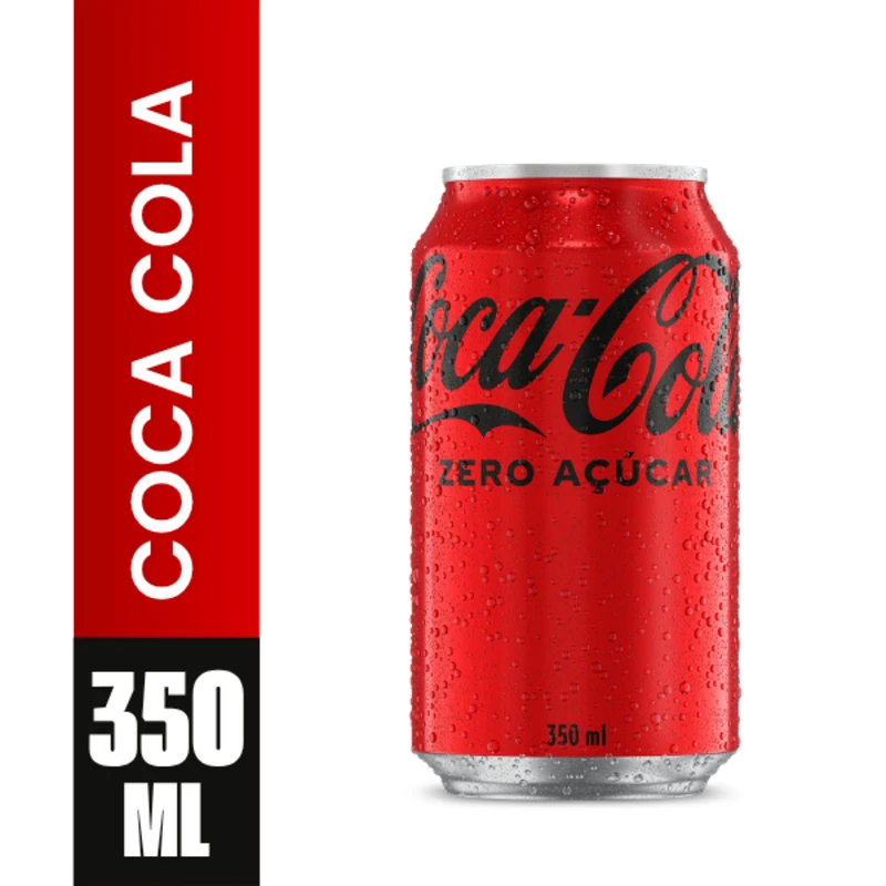 Refrigerante: Coca-Cola Zero Lata 350ml -