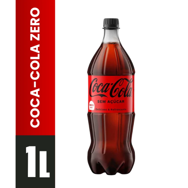 Refrigerante: Coca-Cola Zero 1L -